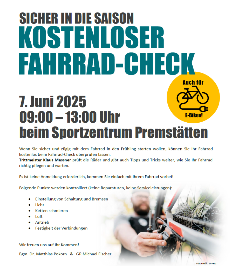 20250607 Kostenloser Fahrradcheck